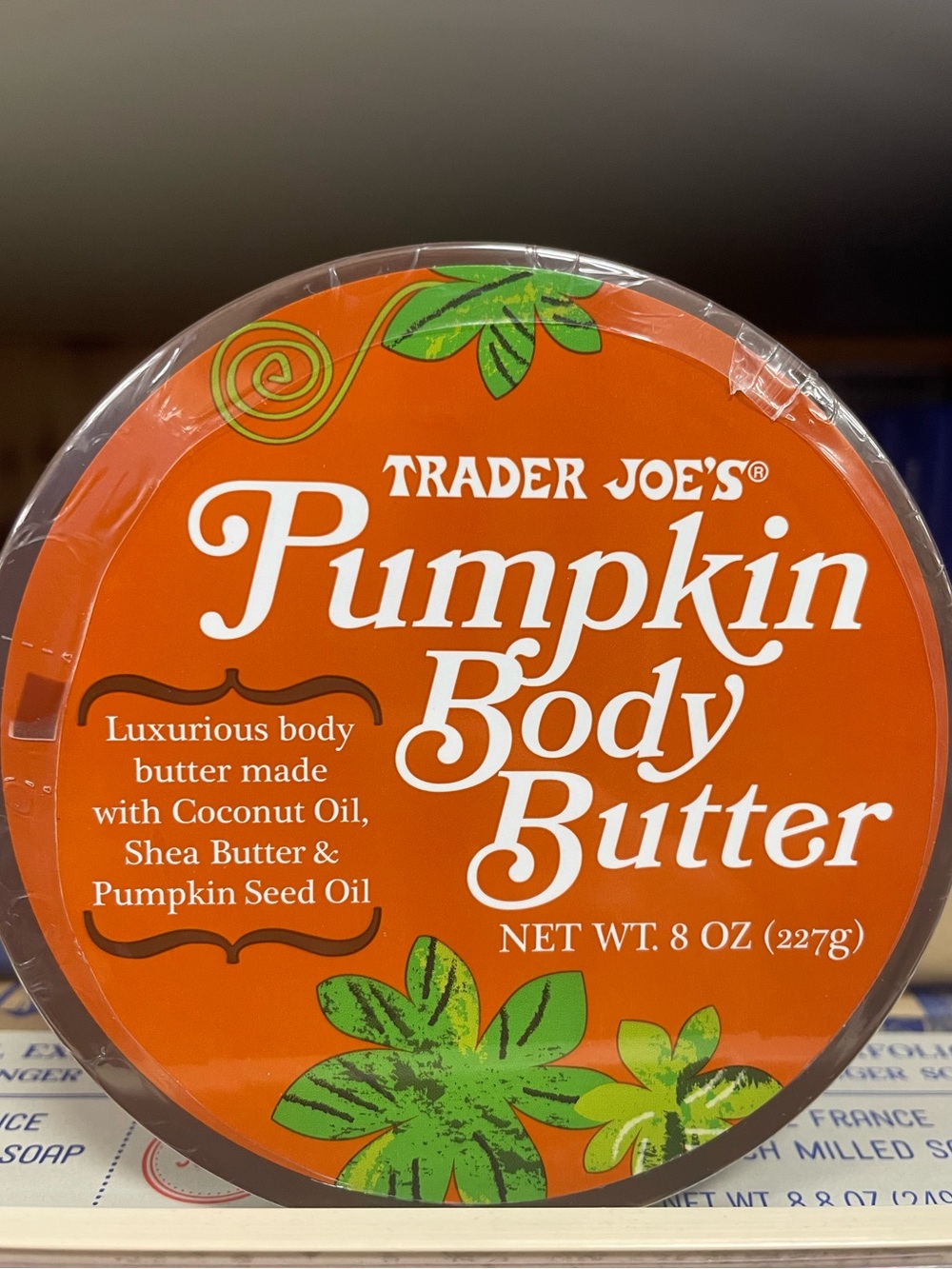 Trader Joe's Pumpkin Body Butter - Limited Addition